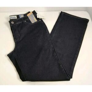 Faded Glory Womens Bootcut Jeans  Stretch Faded Black Charcoal Mid Rise Size 10